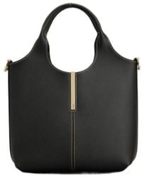 Tod's - Logo Engraved Mini Shopping Bag - Lyst