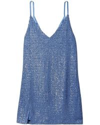 In the mood for love - Sequin Tulle Mini Dress - Lyst