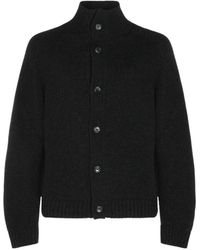 Tom Ford - Ribbed High Neck Cardigan - Lyst