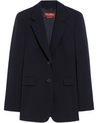 Max Mara - Studio Single-Breasted Cady Blazer - Lyst