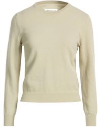 Maison Margiela - Solid Wool Knit Sweater - Lyst