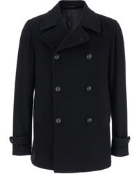 Tagliatore - Double-Breasted Tailored Coat - Lyst