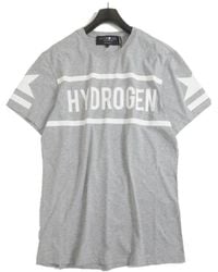 Hydrogen - T-Shirt With Round Neck And Short Sleeves - Lyst