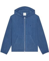 Givenchy - 4G Detailed Washed Zipped Hoodie - Lyst