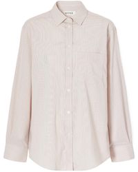 Rohe - Striped Woven Shirt - Lyst