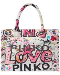 Pinko - Medium Beach Shopping Bag - Lyst