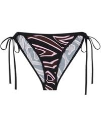 PUCCI - Pucci Printed Tie-Side Bikini Bottoms - Lyst