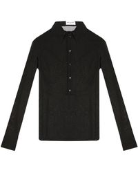 Saint Laurent - Buttoned Long-Sleeved Shirt - Lyst