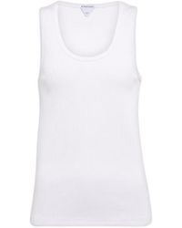 Bottega Veneta - Ribbed Sleeveless Tank Top - Lyst