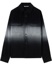 Palm Angels - Classic Logo Loose Overshirt - Lyst