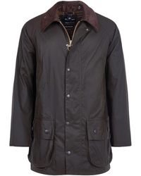 Barbour - Logo Embroidered Snap-Fastened Coat - Lyst