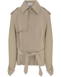 Frankie Shop - Elva Fluid Short Trench Coat - Lyst