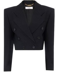 Chloé - Spencer Striped Button Blazer - Lyst