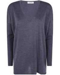 Gentry Portofino - V-Neck Wool Sweater - Lyst