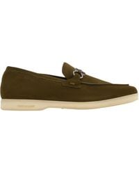 Ferragamo - Casual Loafer With Gancini Ornament - Lyst