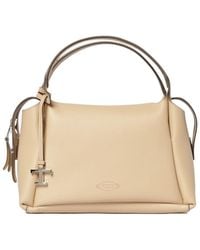 Tod's - Calf Leather Tote Bag - Lyst