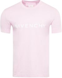 Givenchy - Logo Printed Crewneck T-Shirt - Lyst