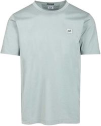 C.P. Company - Logo Label Crewneck T-Shirt - Lyst