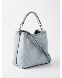 Gucci - Gg Emblem Small Bucket Bag - Lyst