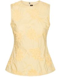 ROTATE BIRGER CHRISTENSEN - Embroidered Sleeveless Top - Lyst