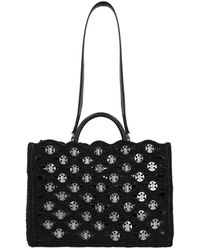 Rabanne - Disc Detailed Woven Tote Bag - Lyst
