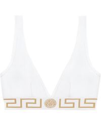 Versace - V-Neck Sports Bra - Lyst