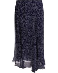 Isabel Marant - Lycia Asymmetric Printed Midi Skirt - Lyst