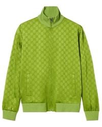 Gucci - Monogrammed Zip-Up Jacket - Lyst