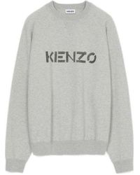 KENZO - Logo Crew Neck Jumper - Lyst