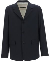 Jil Sander - Button-Fastening Single-Breasted Blazer - Lyst