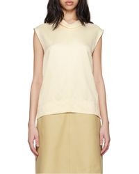 TOTEME - Totême High Neck Sleeveless Top - Lyst