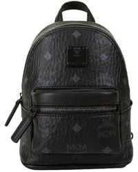 MCM - Stark Monogram Print Zipped Backpack - Lyst