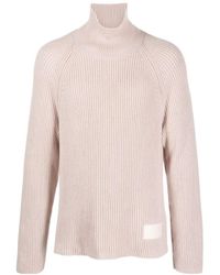 Ami Paris - High Neck Ribbed Jumper - Lyst
