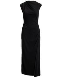 Ralph Lauren - Lauren Draped Jersey Knitted Dress - Lyst