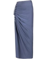 Rabanne - Draped-Detail Skirt - Lyst