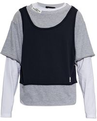 DSquared² - Panelled T-Shirt - Lyst