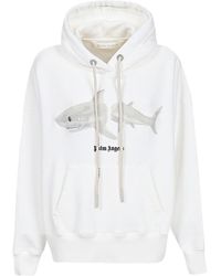 Palm Angels - Graphic-Print Cotton Hoodie - Lyst