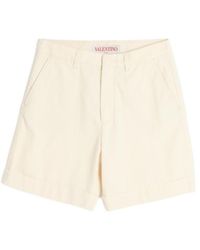 Valentino - Turn-Up Hem Bermuda Shorts - Lyst