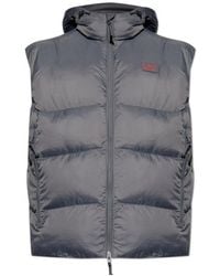 EA7 - Hooded Zip Gilet - Lyst