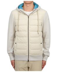 Herno - Zip-Up Hooded Drawstring Down Jacket - Lyst
