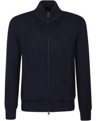 Michael Kors - Zip-Up High Neck Cardigan - Lyst