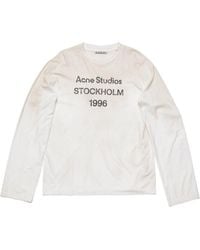 Acne Studios - Sprayed 1996 Logo T-Shirt - Lyst