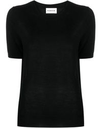 P.A.R.O.S.H. - Fine-Knit Short-Sleeves Top - Lyst