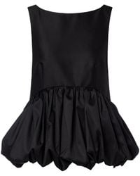 Rohe - Peplum Wool And Silk Top - Lyst