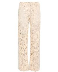 MAX&Co. - Solid Color Straight-Leg Pants - Lyst