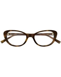 Saint Laurent - Eyewear Cat-Eye Frame Glasses - Lyst