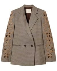Twinset - Double-Breasted Long-Sleeve Blazer - Lyst