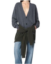 Stella McCartney - Buttoned Two-Tone Cardigan - Lyst