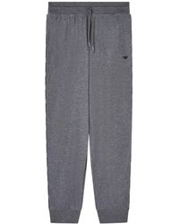 Emporio Armani - Closed Hem Fleece Joggers - Lyst