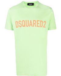 DSquared² - Logo Printed Crewneck T-Shirt - Lyst